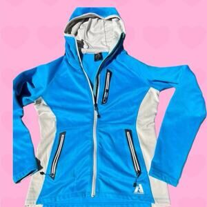 Eddie Bauer, First Ascent women’s hooded  full zip, jacket, Size S